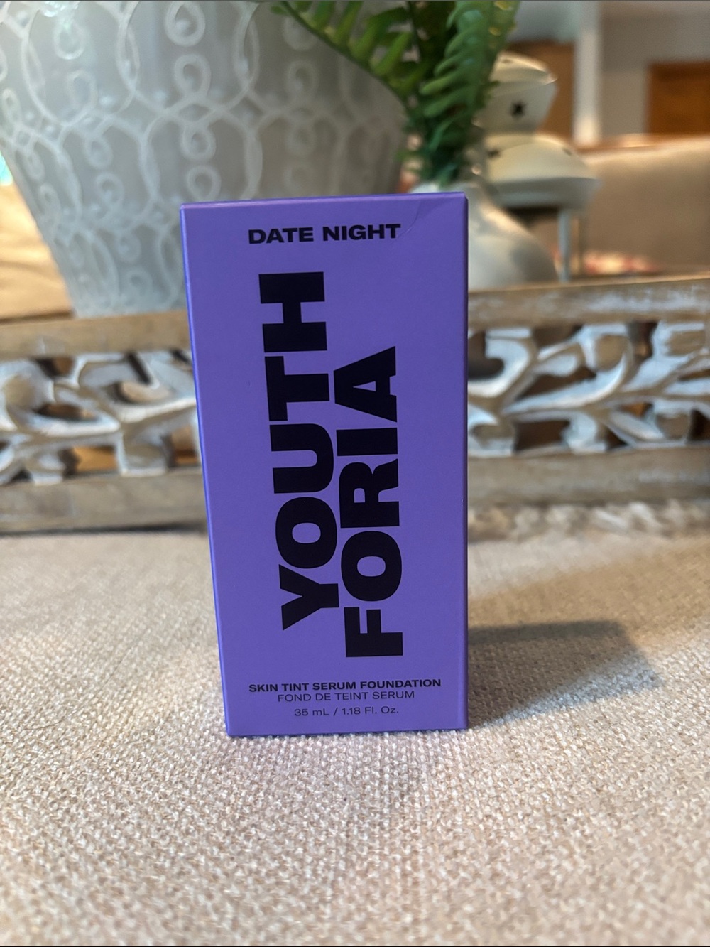 Youth Foria Skin Tint Serum Foundation - Date Night (Purple)